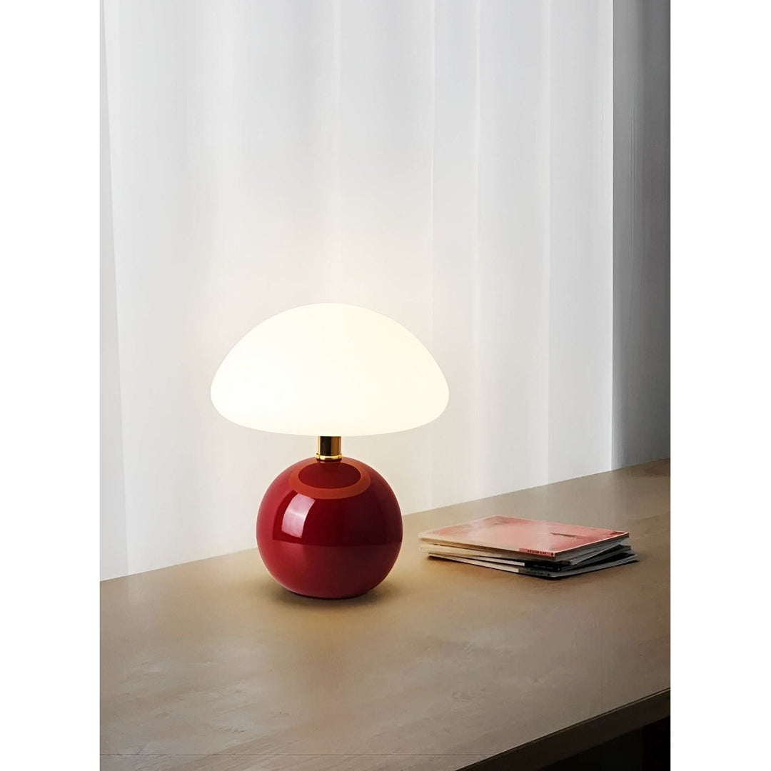CreamyShine Lamp - Cozy Mushroom Bedside Lamp | Kalsten