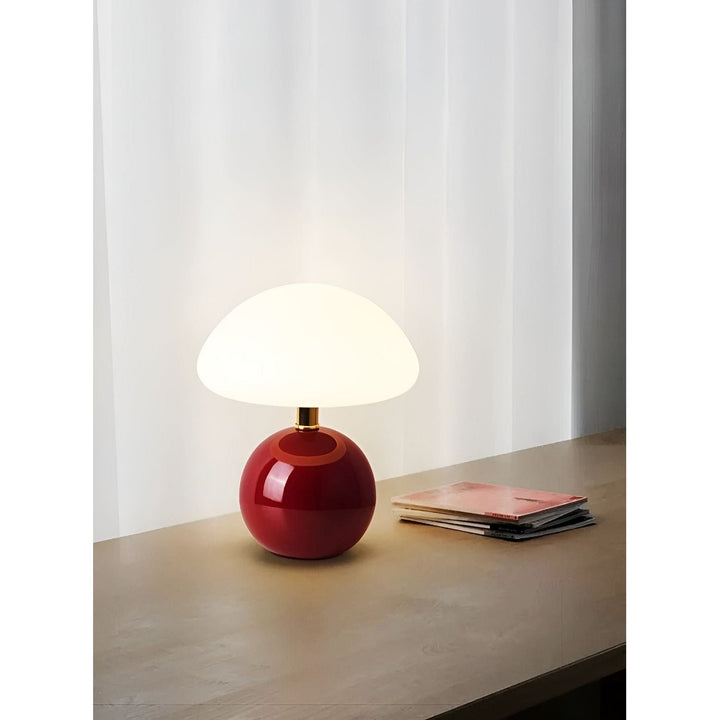 CreamyShine Lamp - Cozy Mushroom Bedside Lamp | Kalsten
