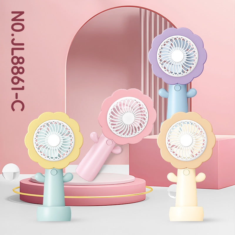 Women's Portable Mini Flower Hand Fan Kalsten