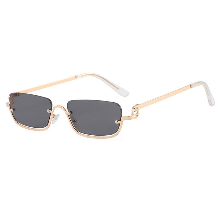 Women square sunglasses with elegant metal frame Kalsten