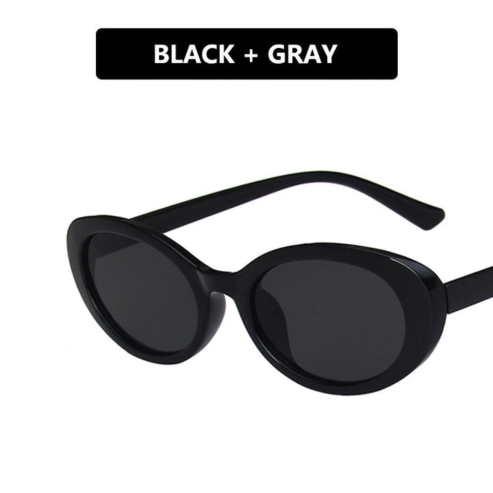 Ladies Cat-Eye Sunglasses with Transparent Frame and Gradient Lenses Kalsten