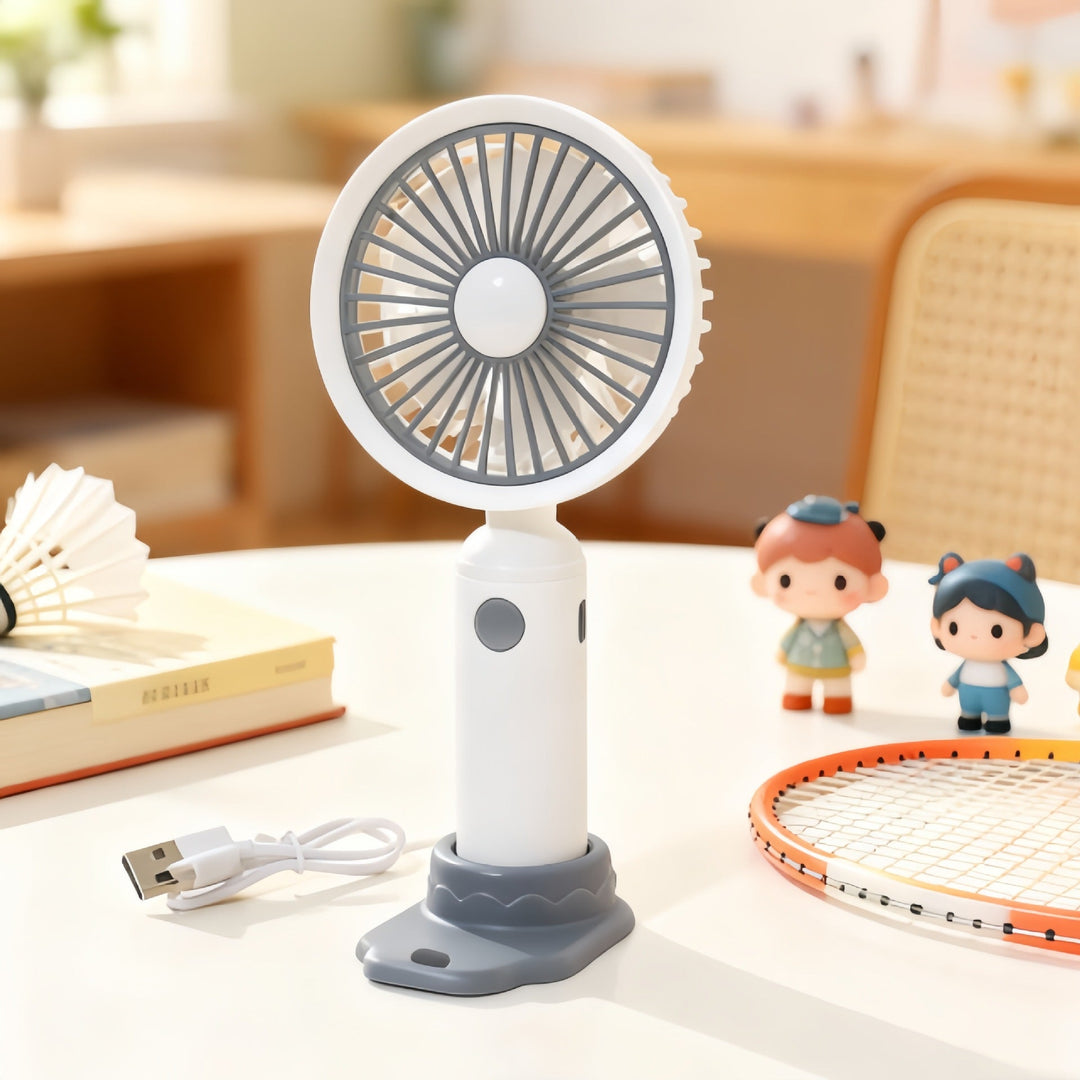 Women's portable handheld fan with powerful battery and innovative spray function Kalsten