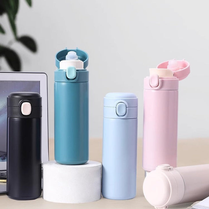 Women's insulated bottle with practical one-handed opening mechanism Kalsten