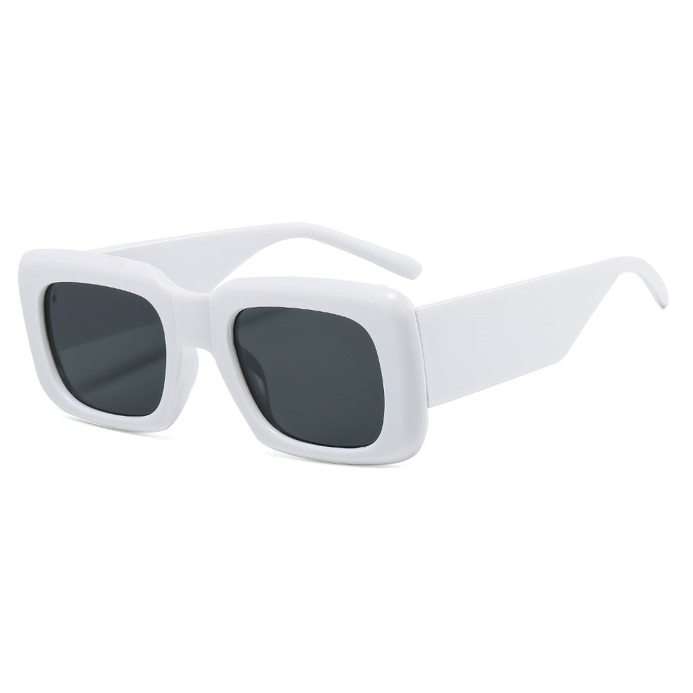 Women oversized sunglasses with square frame and transparent design Kalsten