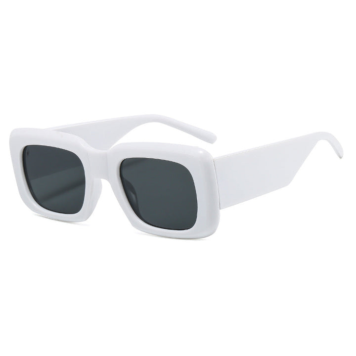 Women oversized sunglasses with square frame and transparent design Kalsten