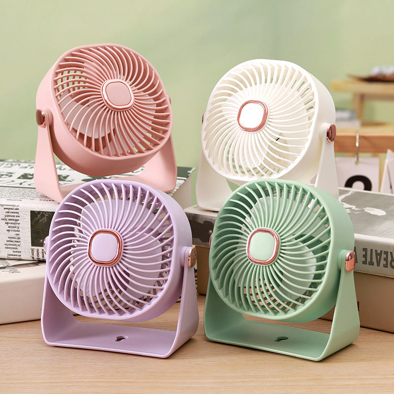 Ladies portable mini table fan with vibration dampening Kalsten