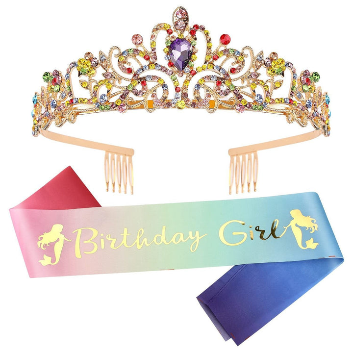 Ladies Glittering Tiara with Sparkling Rhinestones Kalsten
