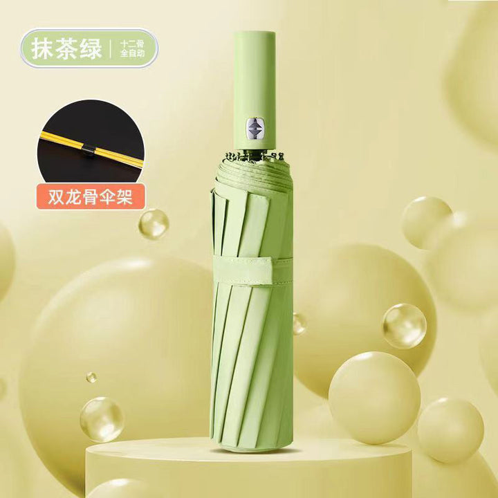 Ladies automatic and wind-resistant folding umbrella Kalsten