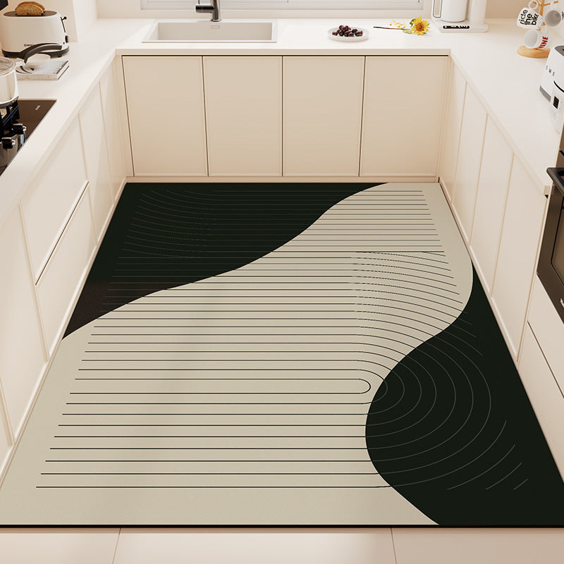 Playful Animal-Themed Non-Slip Kitchen Mat