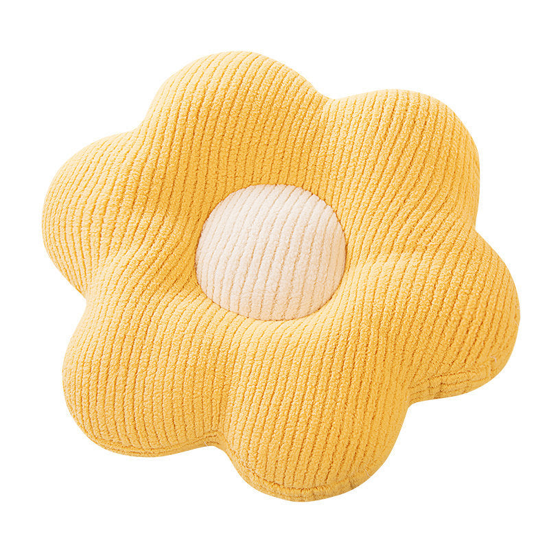 Flower-shaped cuddly pillow Kalsten