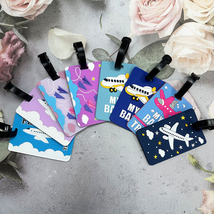 Airplane-Themed Luggage Tag Kalsten