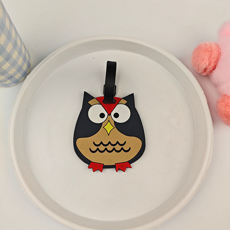 Unisex Playful Owl Luggage Tag Kalsten