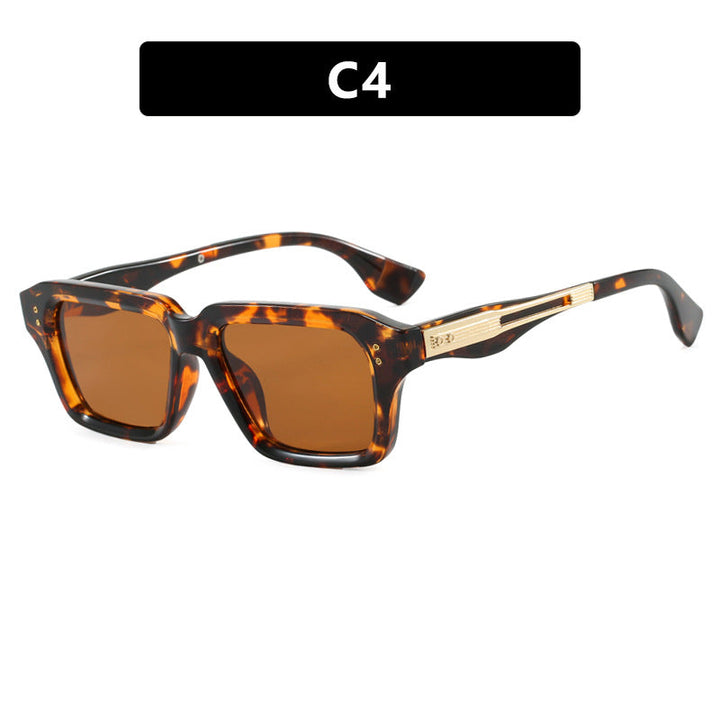 Women's stylish square sunglasses with luxurious tortoiseshell pattern and durable frame Kalsten