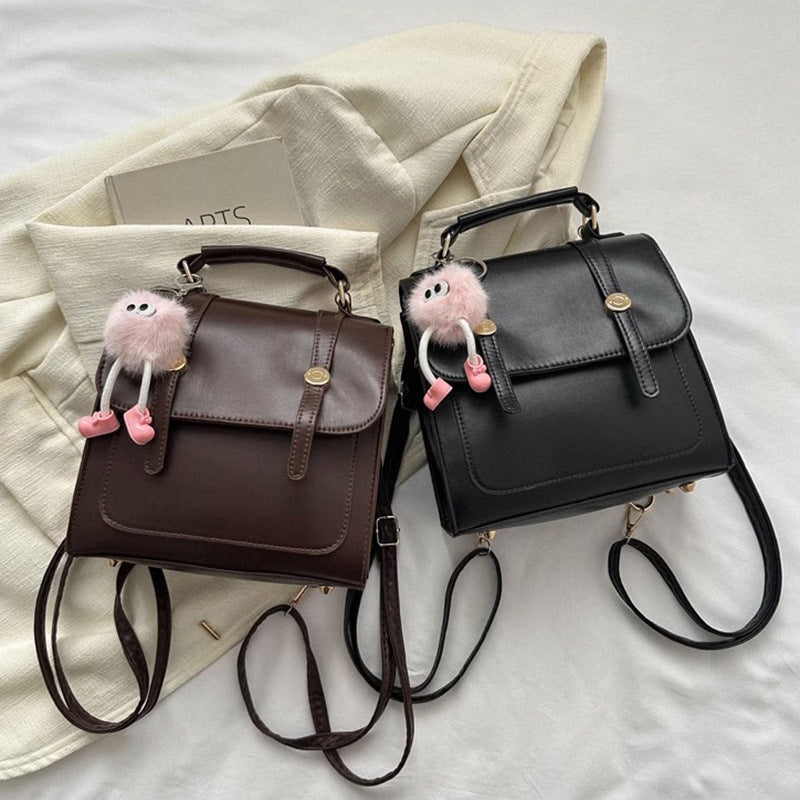 Textured Vegan Leather Satchel Kalsten