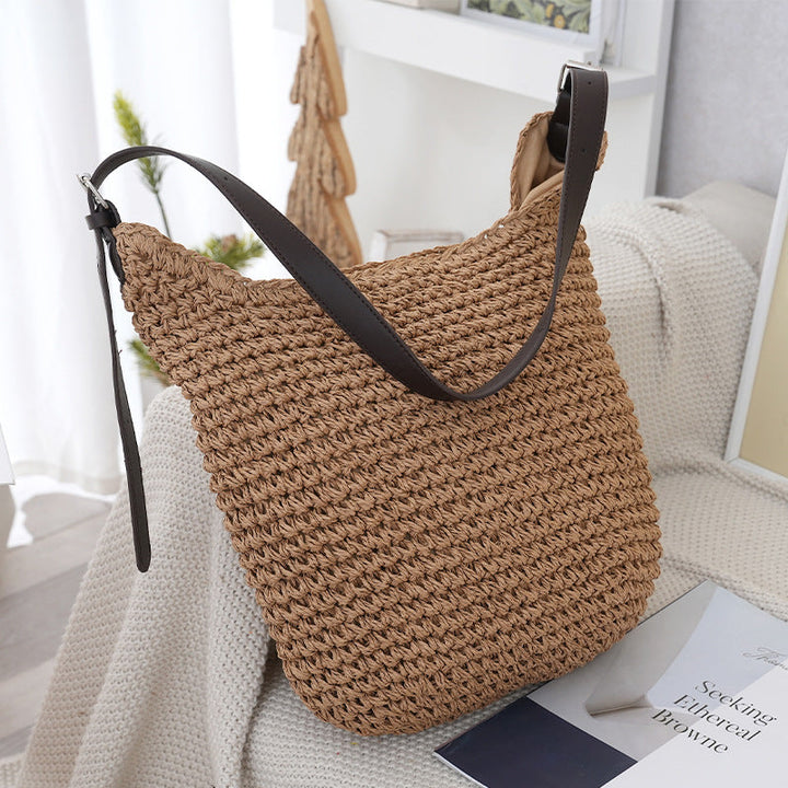 Handmade Shoulder Bag Made of Natural Material Kalsten