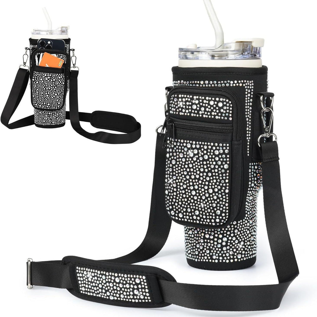 Ladies Glittering Drink Container Bag with Versatile Functionality Kalsten
