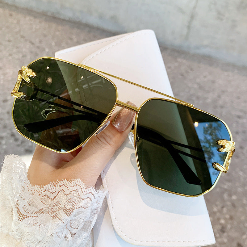 Ladies square sunglasses with luxurious metal frame Kalsten