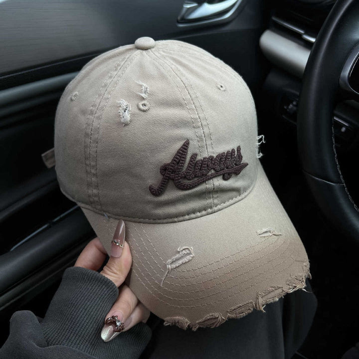 Women's Distressed Graphic Baseball Cap Kalsten