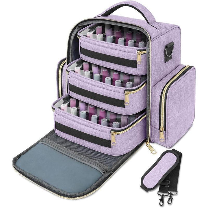 Practical cosmetic bag with multiple compartments Kalsten