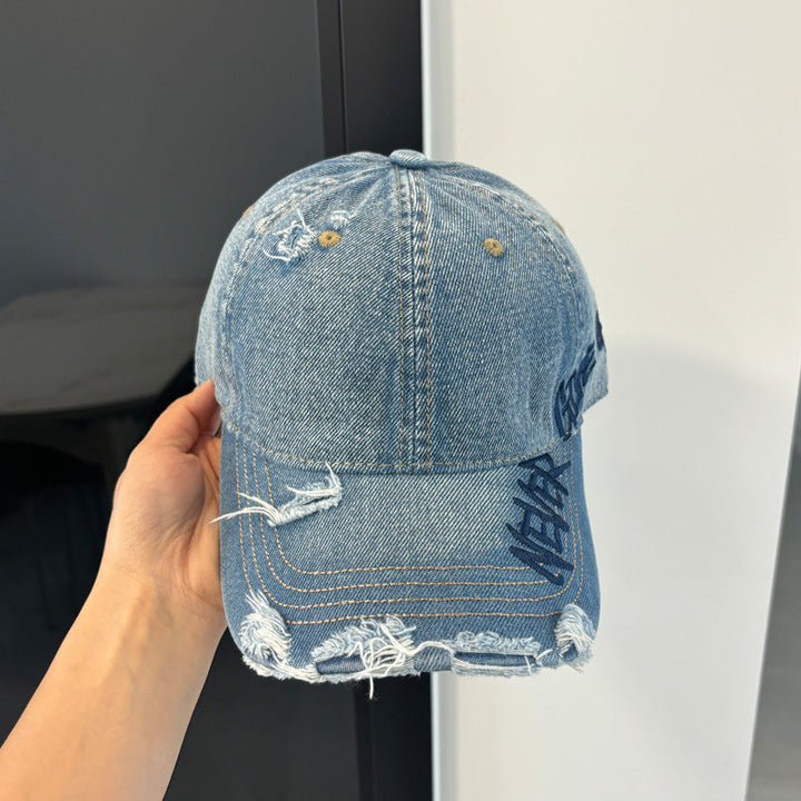 Women's Distressed Denim Baseball Cap Kalsten 1784084111
