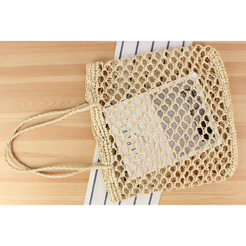 Tote bag made of handcrafted mesh weave Kalsten