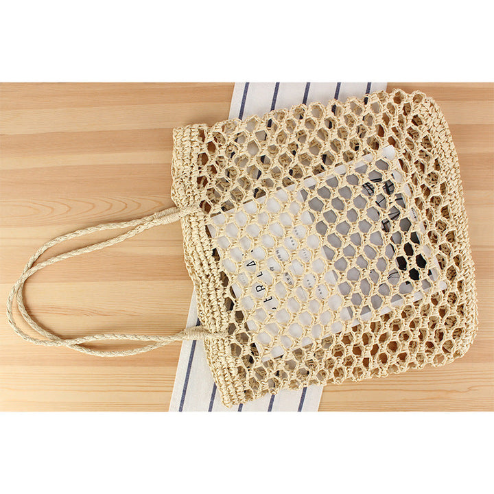 Tote bag made of handcrafted mesh weave Kalsten