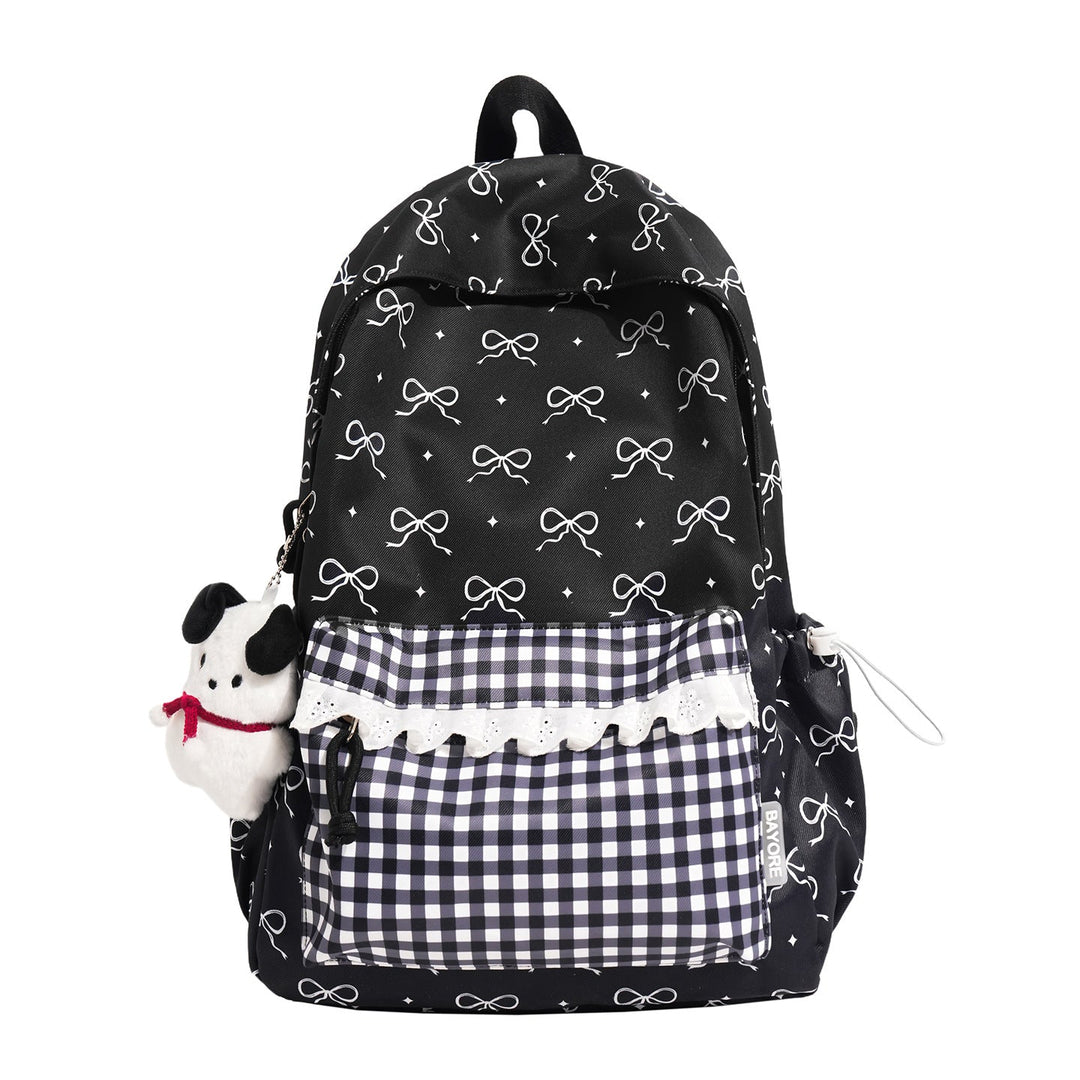 Cute Character-Embellished School Backpack