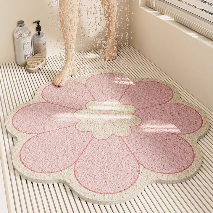 Floral Shaped Bath Mat Kalsten
