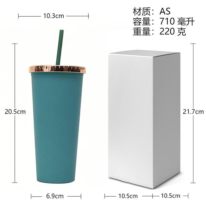 Women's Stylish Drinking Cup with Rose Gold Caps Kalsten