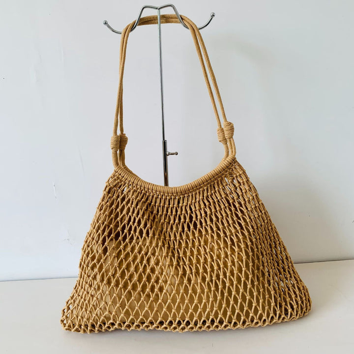 Mesh Beach Tote with Adjustable Drawstring Kalsten