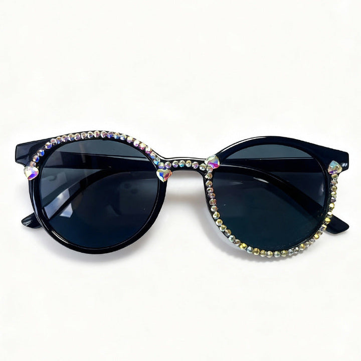 Crystal-Embellished Cat-Eye Sunglasses Kalsten