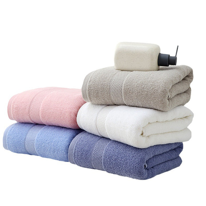 Luxurious Terry Bath Towel With Stylish Border Kalsten
