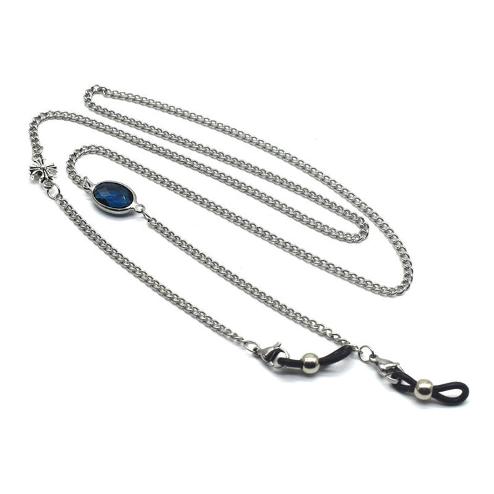 Elegant Gemstone Eyewear Chain Kalsten