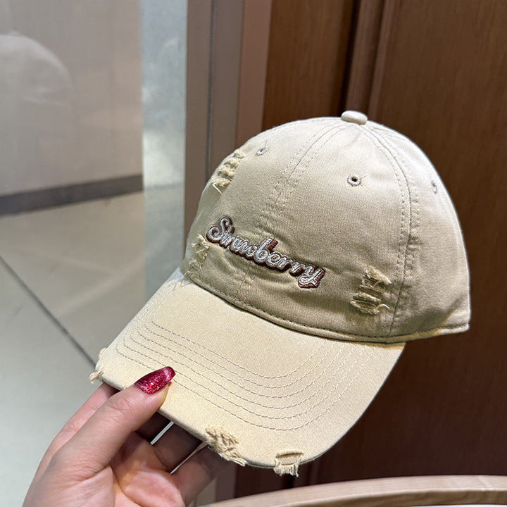 Women's Distressed Cotton Cap Kalsten