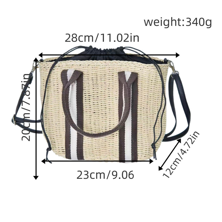 Handmade Crossbody Bag Made of Braided Material with Removable Shoulder Strap Kalsten