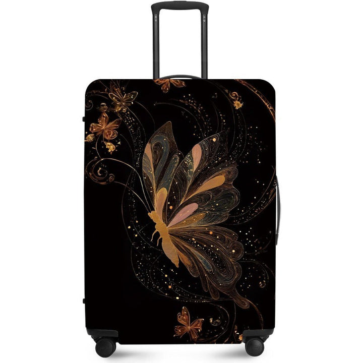 Unisex nan elastic suitcase cover with UV-resistant motif print and zip opening Kalsten