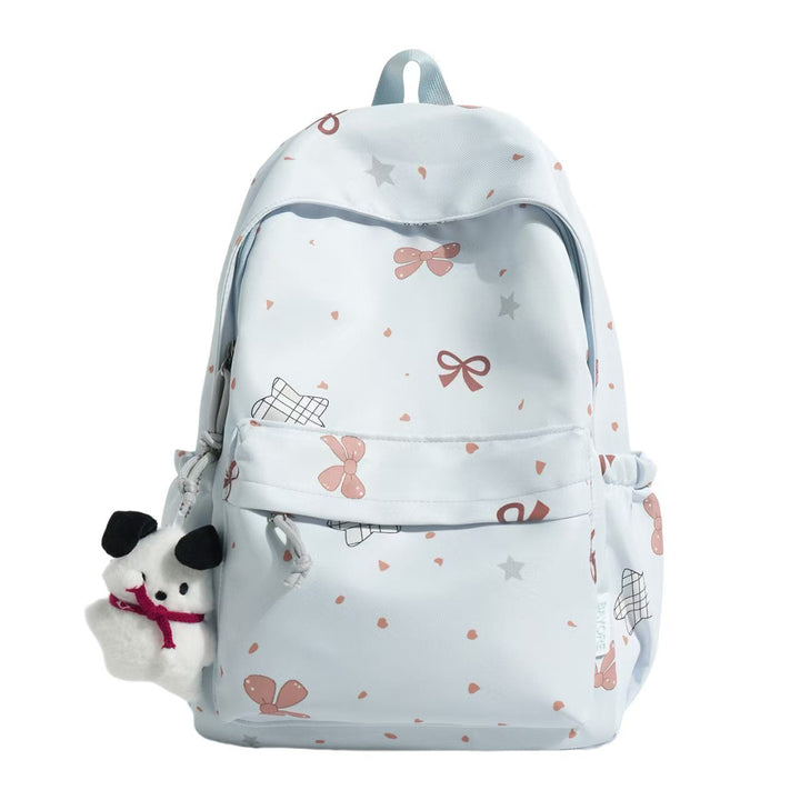 Adorable Bow-Patterned Backpack Kalsten