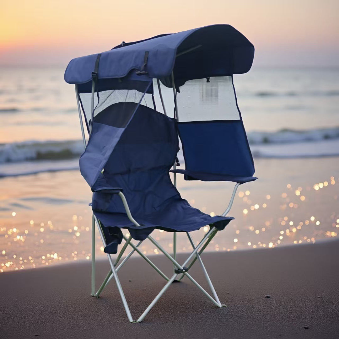 Women Foldable Sun Chair with Canopy Kalsten