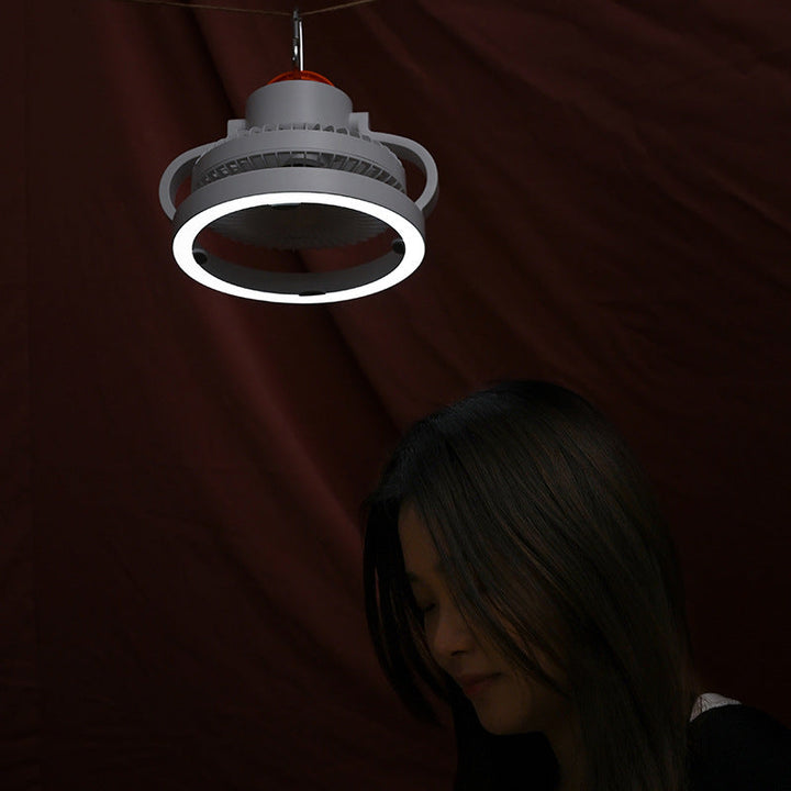 Unisex rechargeable table fan with foldable stand, adjustable angle, and silent DC motor Kalsten