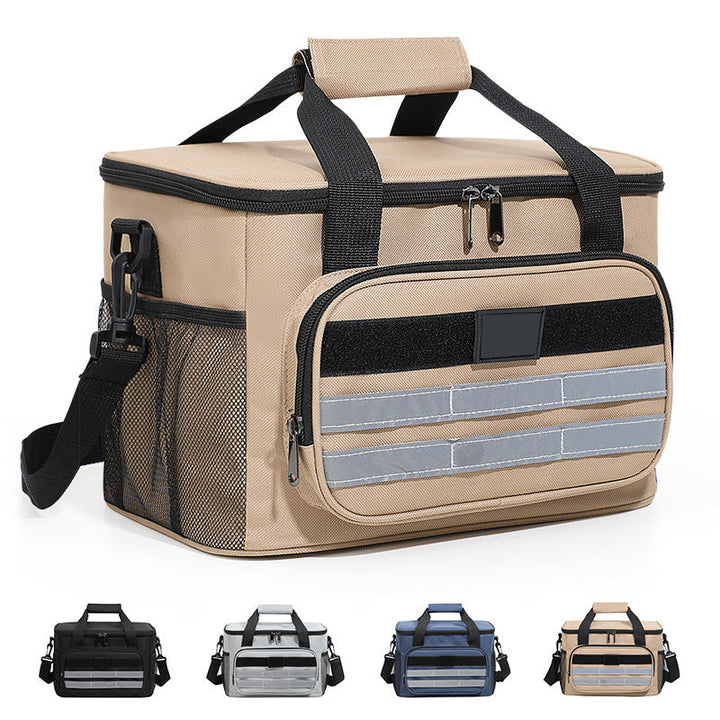 Unisex insulated cooler bag with additional compartments Kalsten