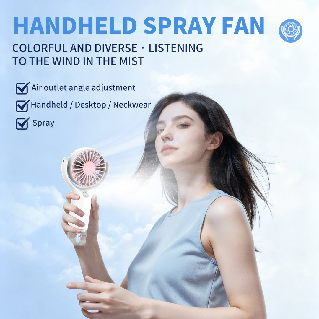 Unisex Portable Rechargeable Handheld Fan Kalsten