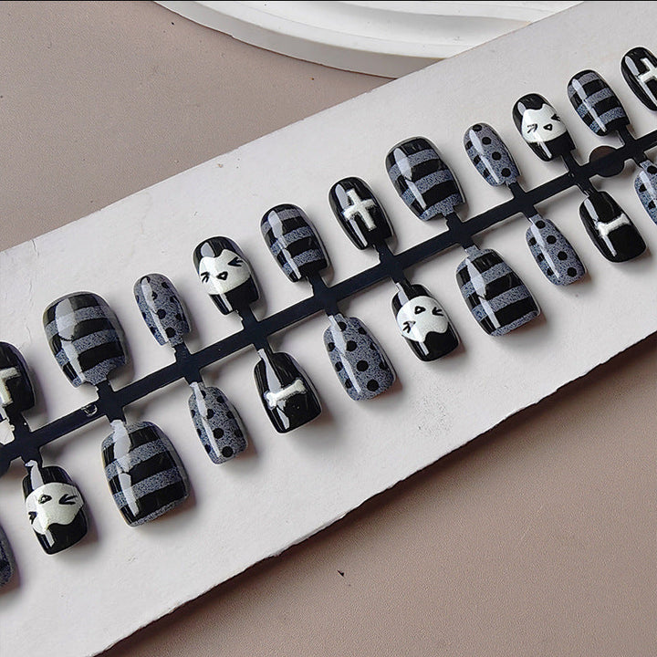 Artifical nails with Playful Animal Designs Kalsten