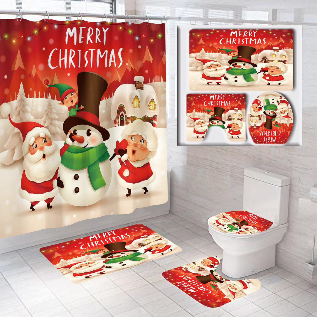 Christmas Themed Bathroom Set Kalsten