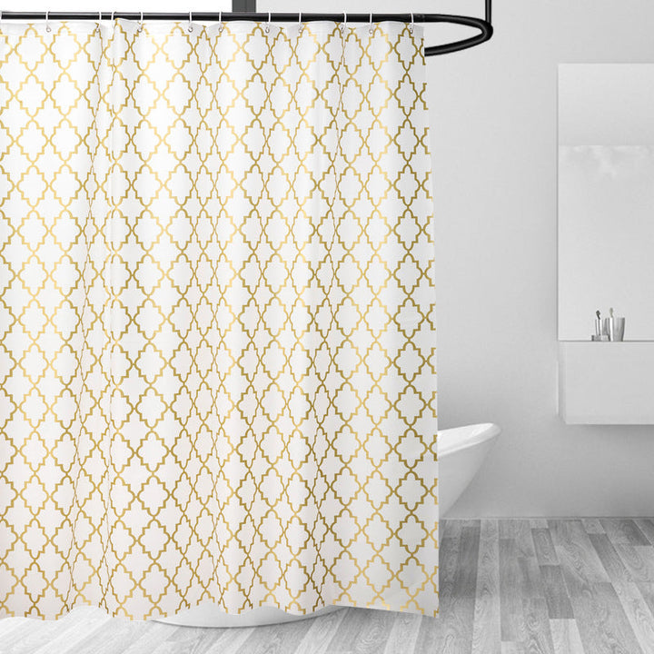 Chic Geometric Pattern Shower Curtain Kalsten