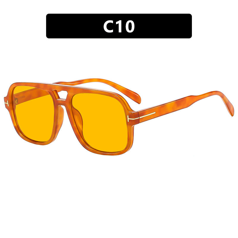 Ladies square designer glasses with delicate frame and modern plastic material Kalsten