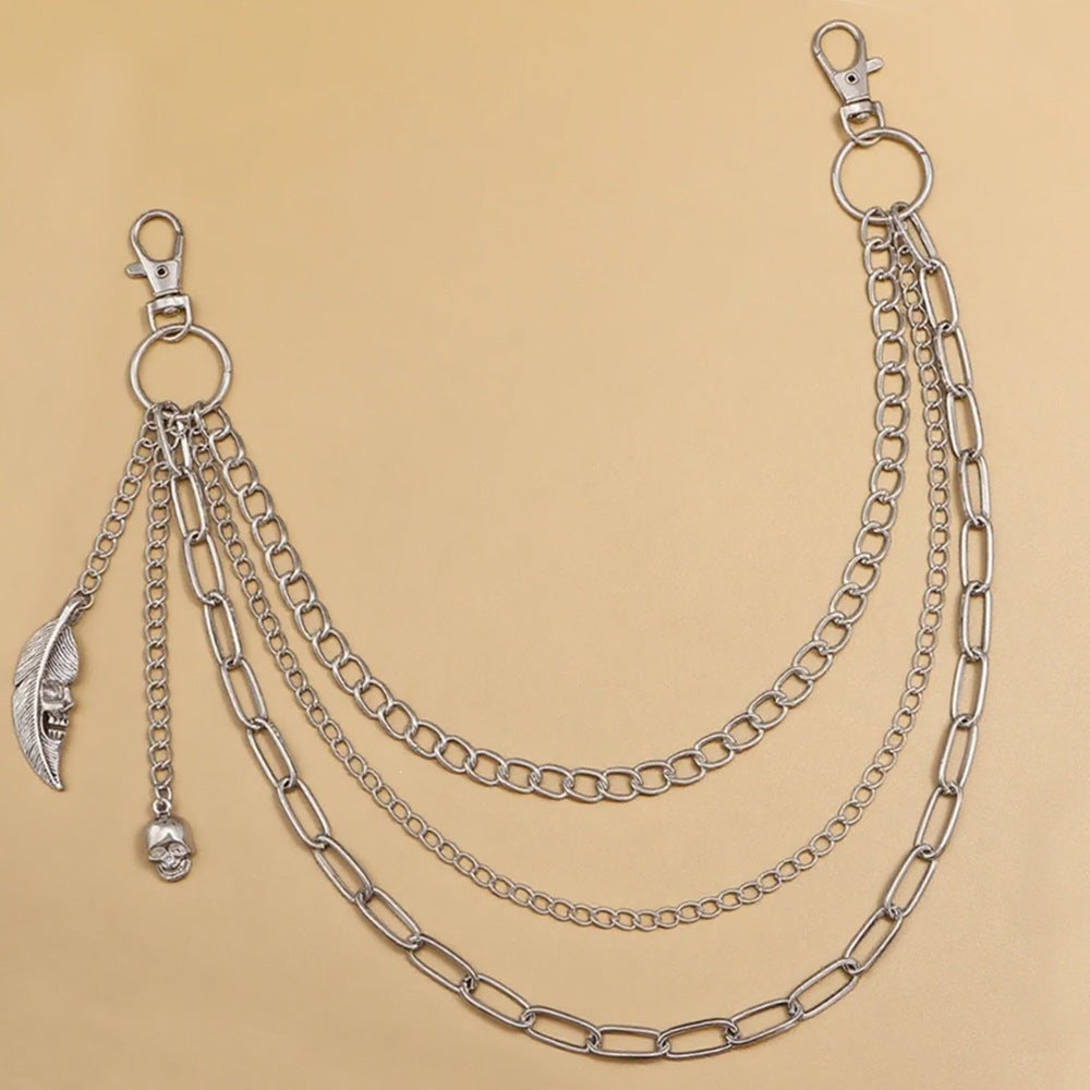 Fashionable chain pendant belt Kalsten