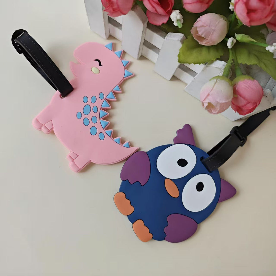 Unisex Luggage Tag with Eye-Catching Safety Message Kalsten