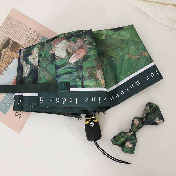 Women's elegant folding umbrella with artistic design Kalsten