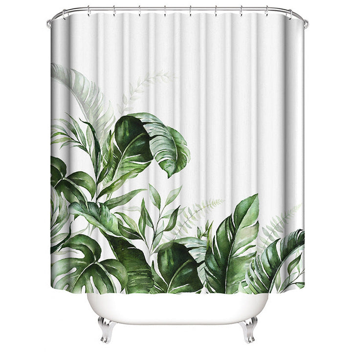 Tropical Plant Bathroom Set Kalsten