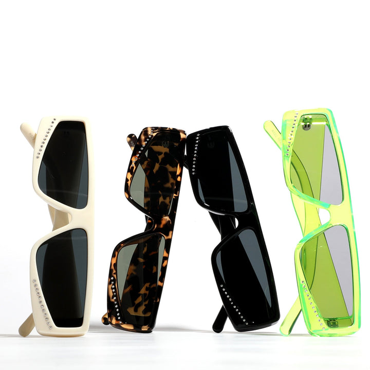 Women's oversized sunglasses with futuristic shape and stylish embellishments Kalsten